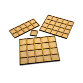 Plateaux de mouvement adaptateurs médiéval fantastique en MDF pour convertir les socles Warhammer Battle vers Warhammer The Old World