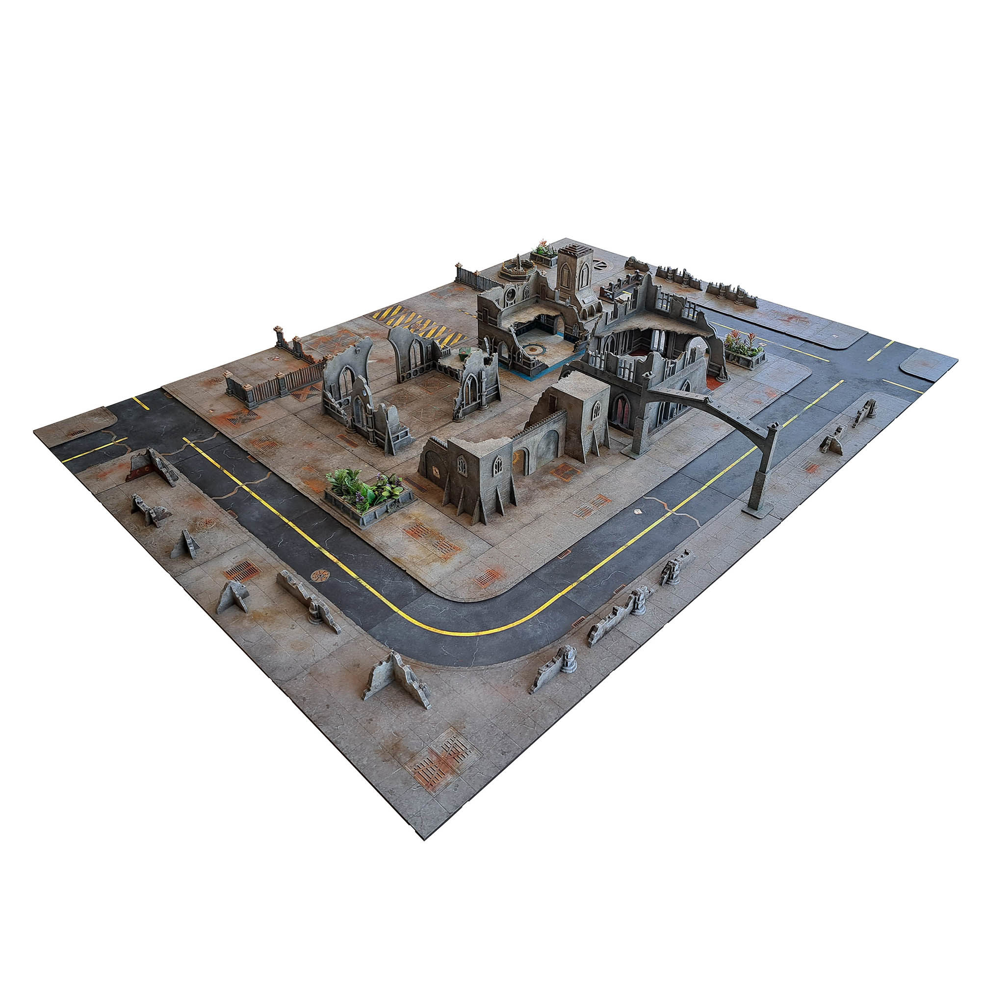 Hive Gorgonna - 60‘ x 44’ modular game board - Ruined district