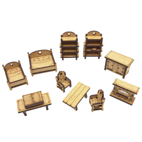 Accessoires d'auberge : mobilier de chambre