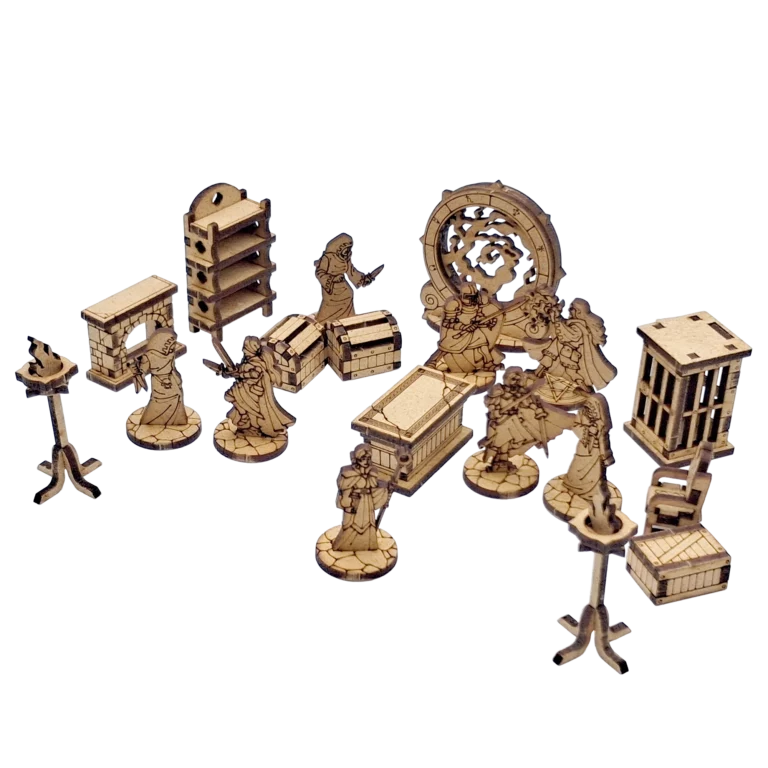 Collection de décors et figurines pour JDR