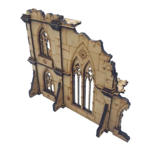 Strategium 40K MDF – centre de commandement gothique en ruines des Forces de Défense Planétaires pour Warhammer 40,000
