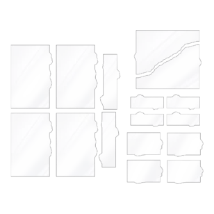 Zones de terrain transparentes 40K – gabarits en Plexiglas transparent pour délimiter les zones de décors sur une table Warhammer 40,000