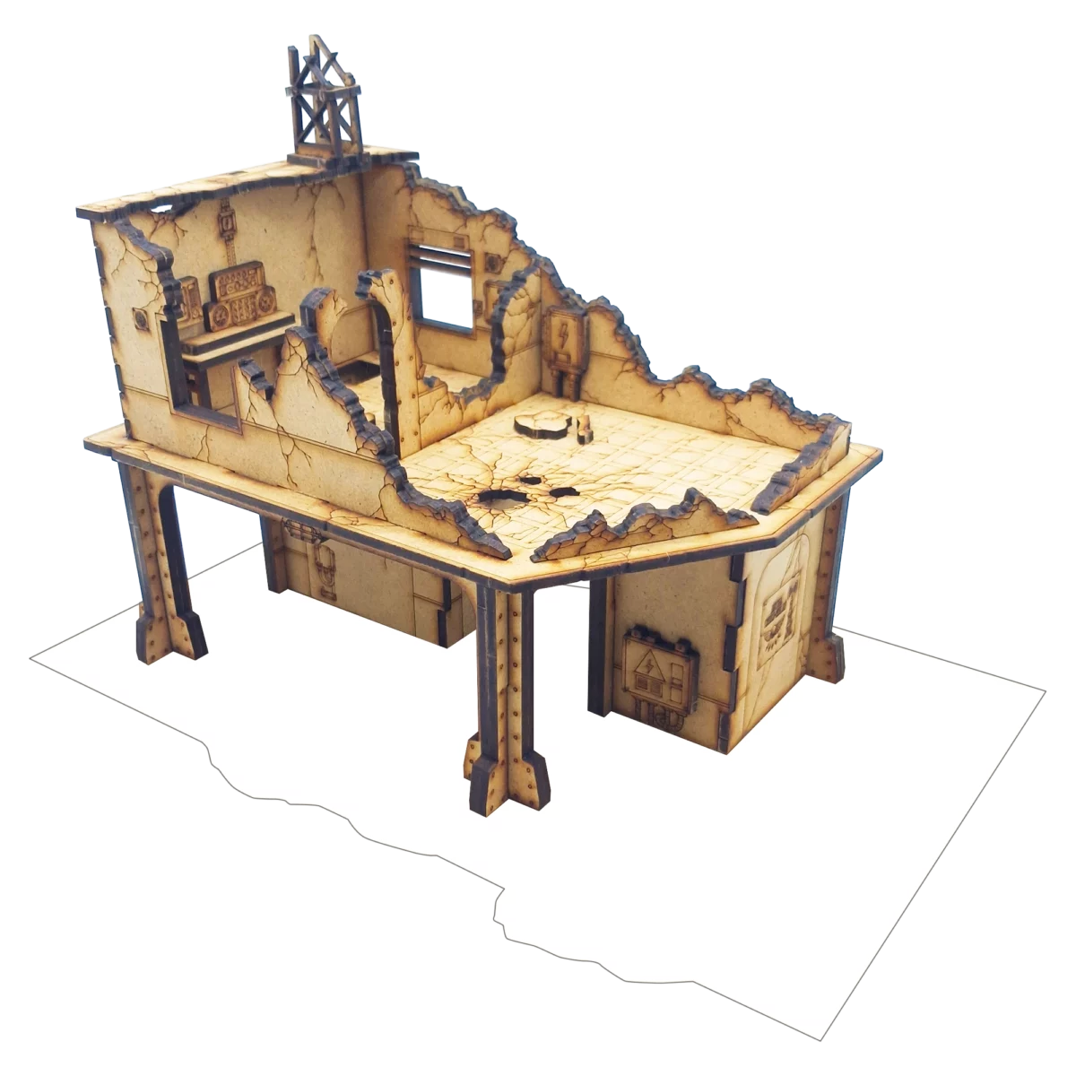 destroyed-communications-center-mdf-terrain-secenery-40k-6 destroyed-communications-center-mdf-terrain-secenery-40k-6