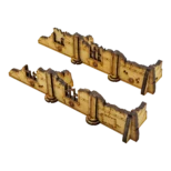 Murs en ruines 40K – deux longs murs gothiques en ruines compatibles avec les configurations de terrain V11 Warhammer 40,000