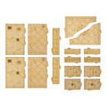 Zones de terrain 40K en MDF – gabarits en MDF pour délimiter les zones de décors sur une table Warhammer 40,000